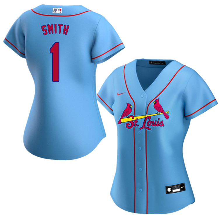 Nike Women #1 Ozzie Smith St.Louis Cardinals Baseball Jerseys Sale-Blue